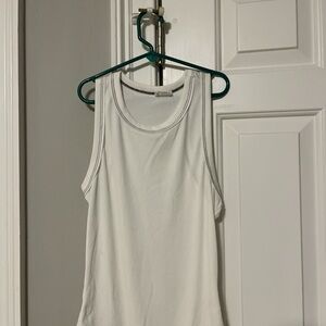 Le Lis Collection White Ribbed Bodysuit